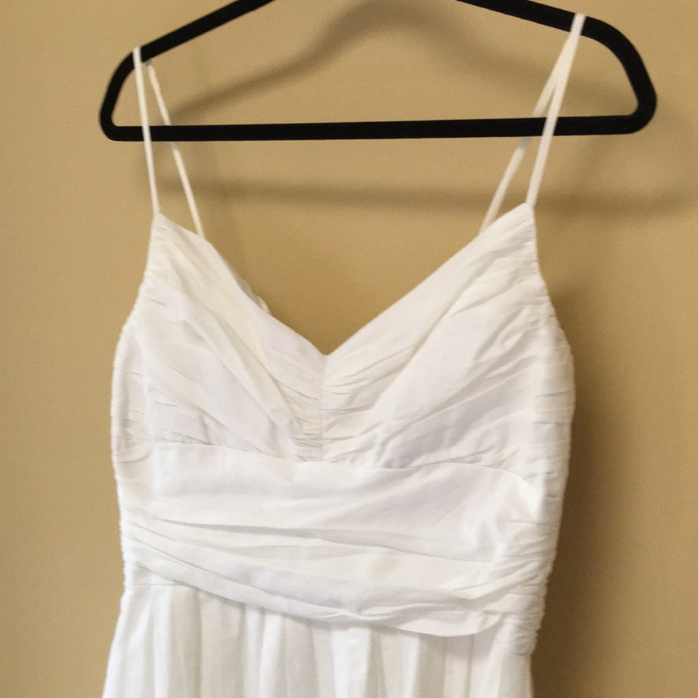 🔥Gorgeous TALBOT fully lined cotton white dress - Picture 2 of 8